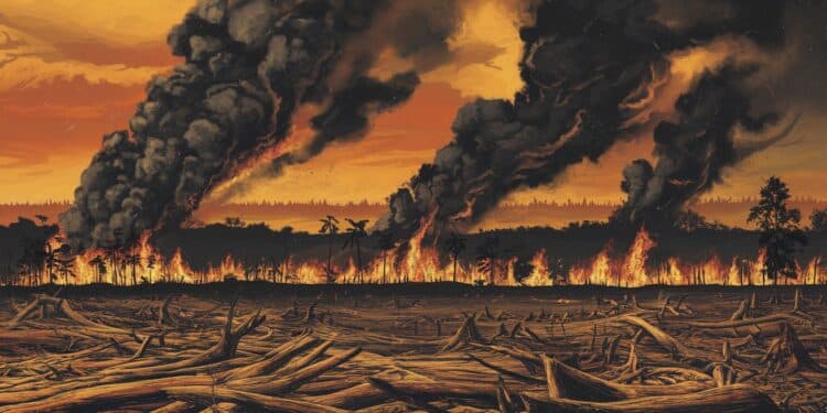 Brésil : La Superficie Végétale Brûlée Explose En 2024 - Viral Mag Brésil la superficie végétale détruite par les incendies a grimpé de 79 en 2024 une année atypique et alarmante selon les experts Découvrez les enjeux écologiques et diplomatiques Viral Mag