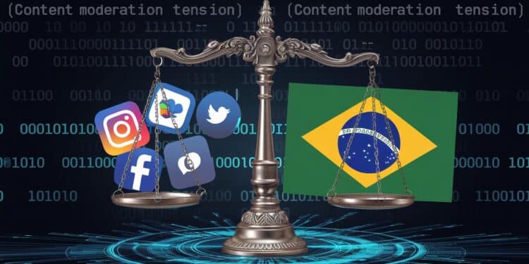 Brésil : Vives Tensions Autour de la Régulation des Géants du Numérique - Viral Mag Le Brésil fustige Meta suite à larrêt de son programme de fact checking aux États Unis Découvrez les réactions du gouvernement et de la justice Viral Mag