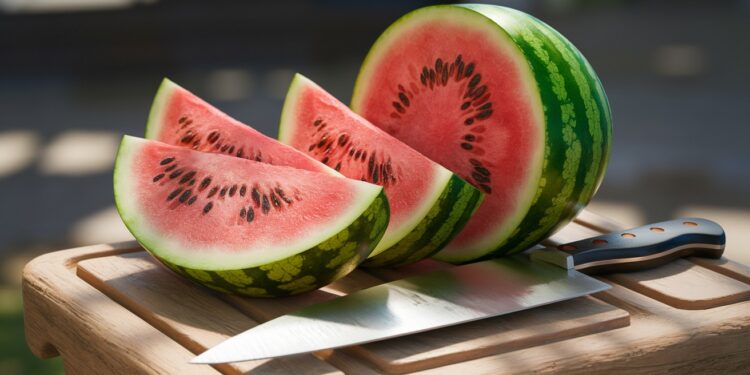 Découvrez notre guide complet pour couper une pastèque comme un pro Des astuces pour choisir le bon fruit aux techniques de découpe on vous dit tout    Viral Mag