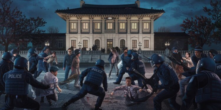 Crise Politique en Corée du Sud : Le Président Résiste à Son Arrestation - Viral Mag La Corée du Sud plonge dans une crise politique sans précédent alors que le président déchu Yoon Suk Yeol résiste à son arrestation promettant un combat acharné Viral Mag