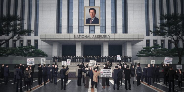 Crise politique en Corée du Sud : le président Yoon fait face à la destitution - Viral Mag Yoon Suk Yeol président suspendu de la Corée du Sud se défend devant la Cour constitutionnelle lors de son procès en destitution Retour sur cette crise politique majeure   Viral Mag