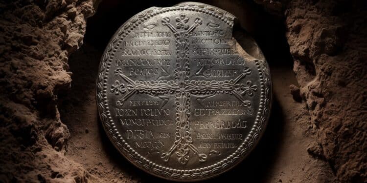 Découverte d’une amulette chrétienne du IIIe siècle à Francfort - Viral Mag Une amulette en argent datant du IIIe siècle et portant des inscriptions chrétiennes a été mise au jour à Francfort bouleversant les connaissances sur lapparition du christianisme au nord des Alpes Viral Mag