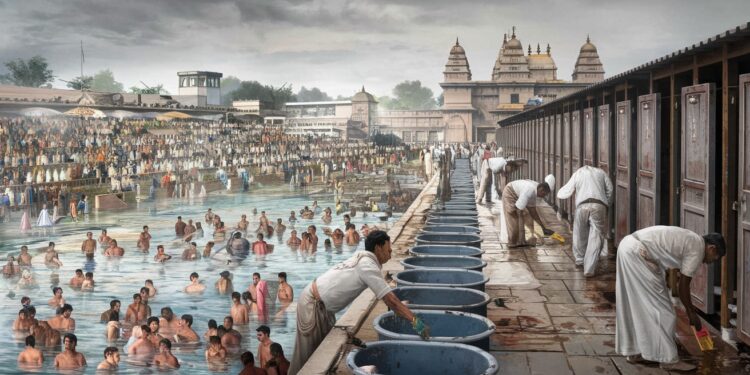 Des Intouchables Chargés Du Nettoyage Des Toilettes À La Kumbh Mela - Viral Mag Des millions dHindous affluent à la Kumbh Mela le plus grand pèlerinage au monde Mais qui soccupe du nettoyage des toilettes    Viral Mag