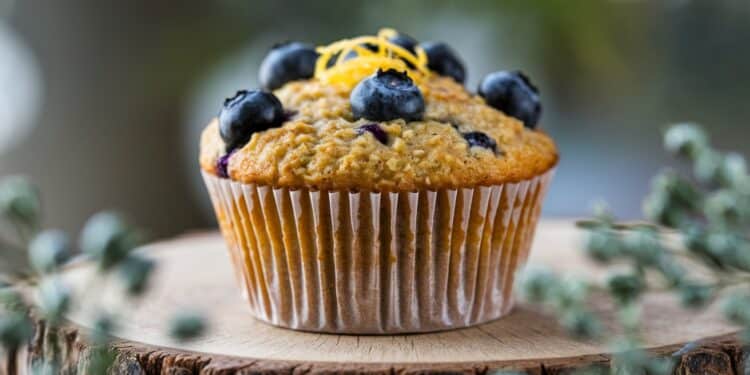 Des Muffins à l’Avoine, Citron et Myrtille pour un Petit-Déjeuner Énergisant - Viral Mag Découvrez notre recette équilibrée de muffins à lavoine au citron et aux myrtilles Riches en fibres et en antioxydants ils vous donneront un boost dénergie pour bien démarrer la journée Viral Mag