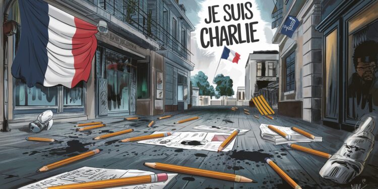 Retour sur la terrible attaque contre Charlie Hebdo il y a 10 ans Hommages émouvants aux victimes combat pour la liberté dexpression Un événement qui a marqué lhistoire   Viral Mag