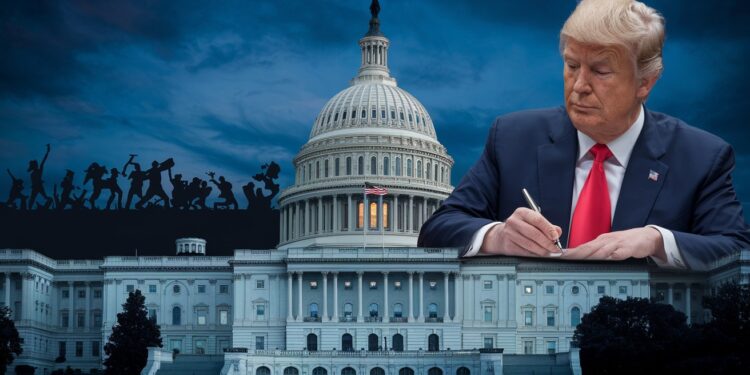 Donald Trump signe un décret graciant 1500 participants à lassaut du Capitole une décision qui soulève critiques et controverses   Viral Mag