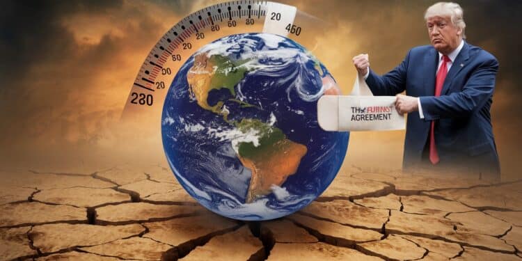 Donald Trump Quitte à Nouveau l’Accord de Paris sur le Climat - Viral Mag Dès son retour à la Maison Blanche le président américain Donald Trump a signé un décret pour retirer les États Unis de laccord de Paris sur le climat Découvrez les conséquences de cette décision fracassante   Viral Mag