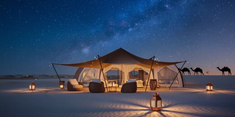 Dormir dans le désert de Dubaï : Une expérience unique et inoubliable - Viral Mag Découvrez les meilleures options pour dormir dans le désert de Dubaï et vivez une expérience hors du commun entre campements traditionnels et hôtels de luxe   Viral Mag