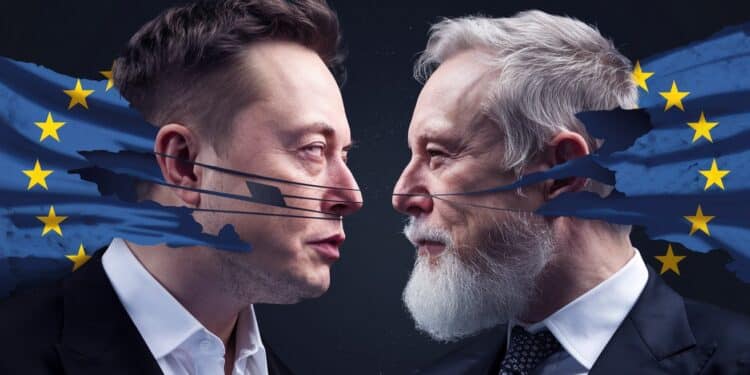 Elon Musk vs l’UE : Vers une interdiction de X en Europe ? - Viral Mag Elon Musk multiplie les frasques sur X poussant lUE à envisager une interdiction du réseau social en Europe Thierry Breton affirme que cest possible   Viral Mag