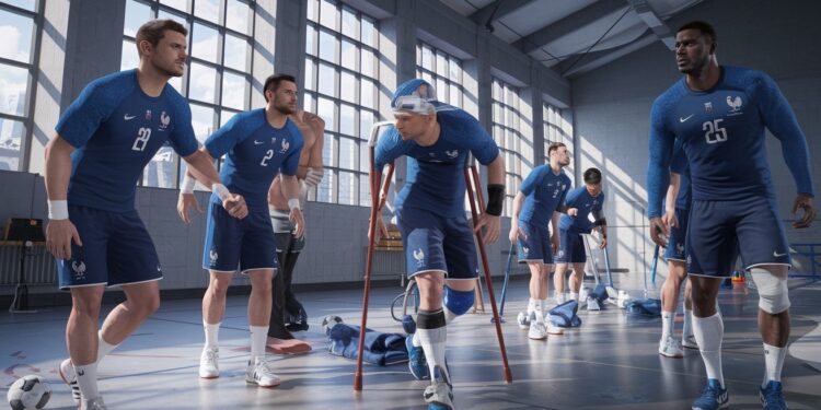 Équipe de France de handball : Des piliers fragilisés à l’aube du Mondial - Viral Mag Les Bleus abordent le Championnat du monde avec plusieurs cadres en phase de reprise Dika Mem Elohim Prandi et Hugo Descat trois éléments clés suscitent des interrogations Viral Mag