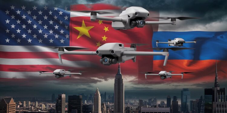 Washington envisage de bannir la vente de drones commerciaux provenant de Chine et Russie pour protéger la sécurité nationale Une consultation publique est lancée   Viral Mag