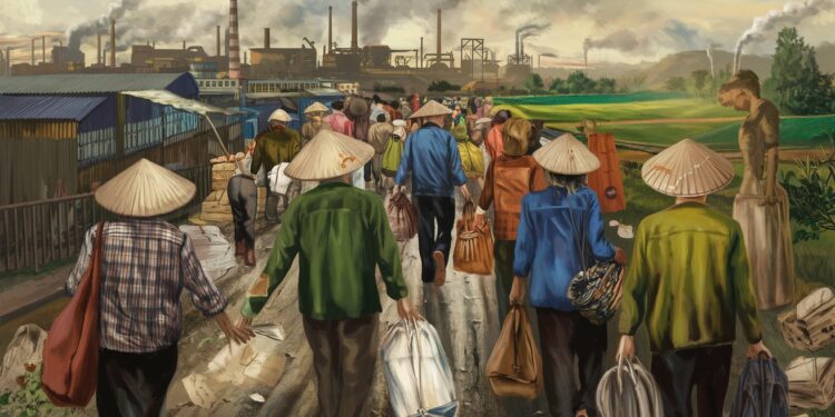 Exode des Ouvriers du Vietnam : La Vie Urbaine Devient Insoutenable - Viral Mag De plus en plus douvriers vietnamiens quittent les grandes villes pour retourner vivre à la campagne fuyant la cherté de la vie et les conditions de travail difficiles Un phénomène qui prend de lampleur et impacte léconomie Viral Mag