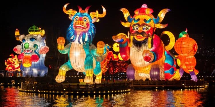 Festival De Lanternes Enchanteur : La Chine Illuminée - Viral Mag Découvrez le spectacle onirique et coloré du festival de lanternes géantes en Chine Plongez dans un paysage magique pour le Nouvel An lunaire    Viral Mag