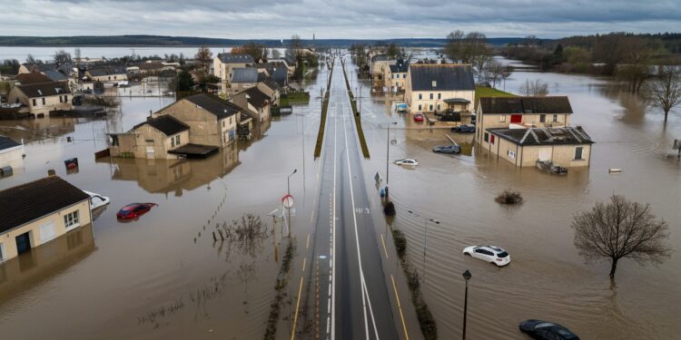 Des pluies intenses ont provoqué des inondations dans plusieurs départements français Malgré des dégâts matériels conséquents aucune victime nest à déplorer Un phénomène qui pourrait sintensifier avec le changement climatique   Viral Mag