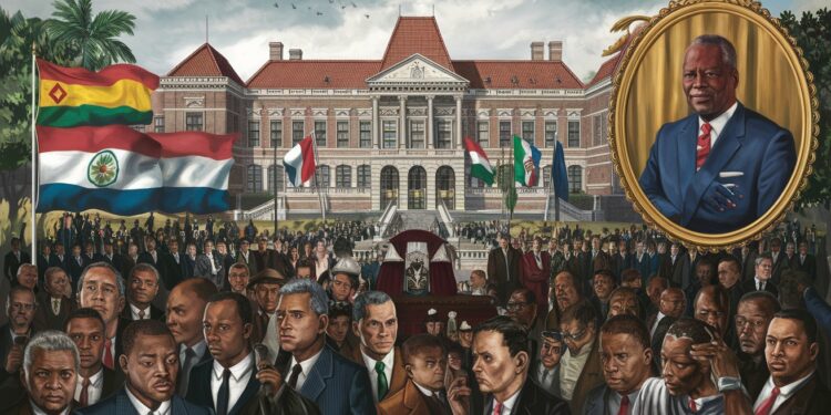 Funérailles de l’Ex-Président du Suriname Desi Bouterse Samedi - Viral Mag Lex président du Suriname Desi Bouterse caché depuis sa condamnation en 2023 sera incinéré samedi lors dune cérémonie populaire Viral Mag