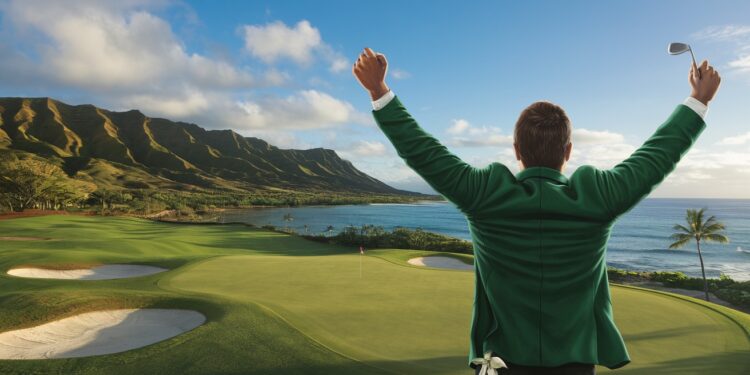 Hideki Matsuyama simpose avec un score record de  35 sur 72 trous signant ainsi sa 11e victoire sur le circuit PGA Découvrez les détails de son triomphe à Hawaï   Viral Mag