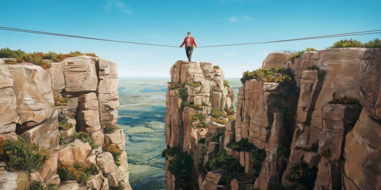 Highline : Antoine Mesnage Repousse Les Limites Du Possible - Viral Mag Découvrez le parcours inspirant dAntoine Mesnage highliner de renommée mondiale qui défie la gravité à des hauteurs vertigineuses Viral Mag