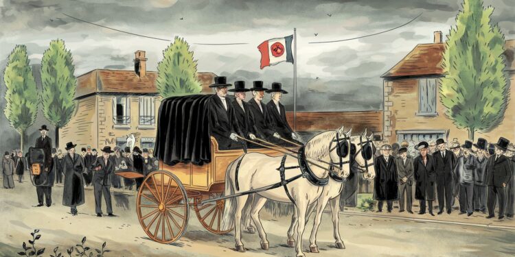 Les obsèques de Jean Marie Le Pen ont débuté ce samedi à la Trinité sur Mer en présence dune foule de curieux et de journalistes Retour sur le parcours dune figure polarisante de lextrême droite française   Viral Mag