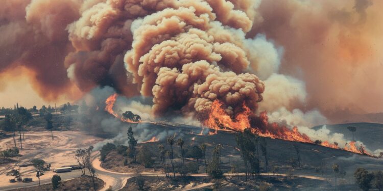 Un nouvel incendie dévastateur fait rage au nord de Los Angeles provoquant lévacuation de plus de 31 000 personnes Les flammes attisées par les vents de Santa Ana ont déjà ravagé près de 4 000 hectares Les autorités   Viral Mag
