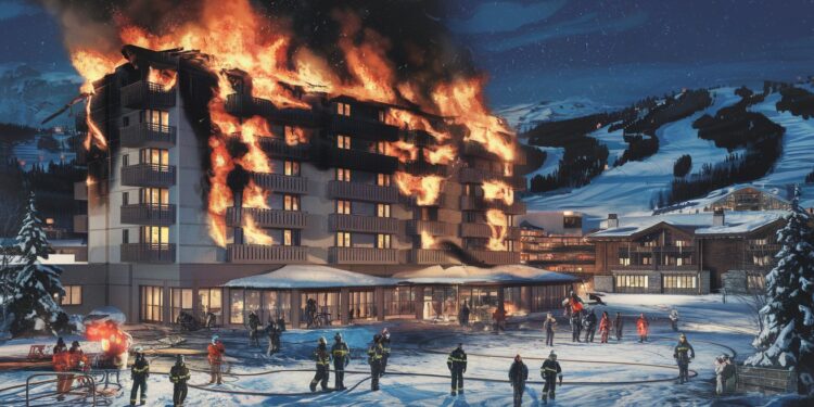 Incendie meurtrier dans une station de ski turque, au moins 10 morts - Viral Mag Un hôtel de 10 étages a pris feu ce mardi dans une station de ski de la province de Bolu en Turquie faisant au moins 10 morts et 32 blessés selon un bilan provisoire Labsence dalarme et dissues de secours est pointée du doigt   Viral Mag