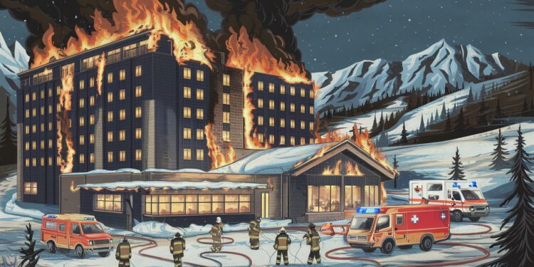 Un terrible incendie ravage un hôtel de luxe à Kartalkaya faisant 76 victimes parmi une clientèle aisée séjournant en famille pendant les vacances dhiver   Viral Mag