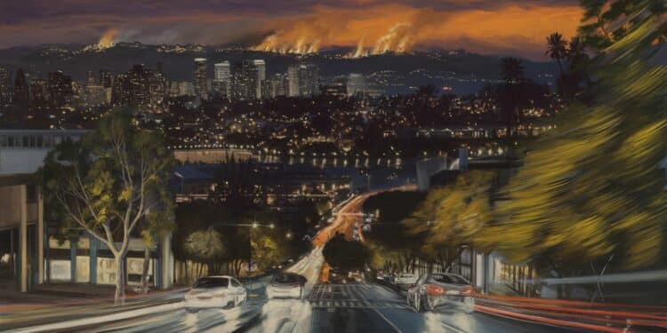 Los Angeles est toujours en proie à des incendies destructeurs De nouveaux vents puissants créent des conditions météo critiques tandis que Donald Trump est attendu sur place   Viral Mag