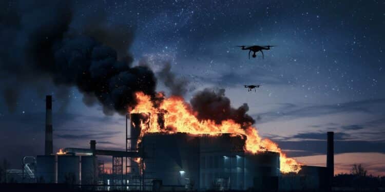 Des attaques de drones ukrainiens ont provoqué des incendies sur des sites énergétiques et industriels russes loin de la frontière ukrainienne La guerre sintensifie   Viral Mag