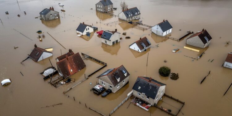 Inondations en Bretagne : Des Maisons Envahies par les Eaux - Viral Mag Les pluies diluviennes ont provoqué des inondations majeures en Bretagne touchant particulièrement le Morbihan Des maisons entières sont submergées par les flots Viral Mag