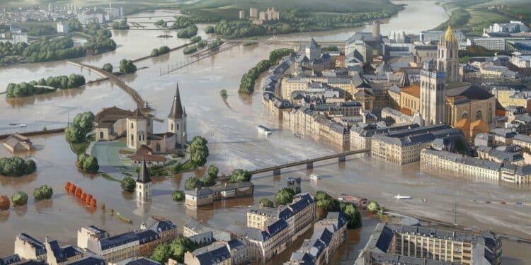 Inondations Historiques à Rennes : Les Raisons de l’Ampleur des Crues - Viral Mag La ville de Rennes est frappée par des crues record après le passage de la dépression Herminia Découvrez les facteurs aggravants de ces inondations exceptionnelles Viral Mag