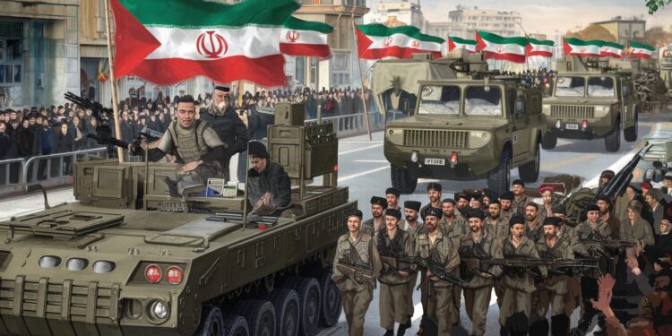 Des milliers de membres des Gardiens de la Révolution ont défilé à Téhéran exposant leur puissance militaire et leur détermination face aux menaces   Viral Mag