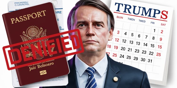 Jair Bolsonaro Privé de Son Passeport Pour l’Investiture de Trump - Viral Mag Lex président brésilien Jair Bolsonaro sest vu refuser par la justice la restitution de son passeport pour assister à linvestiture de Donald Trump Une décision motivée par le risque de fuite à létranger   Viral Mag