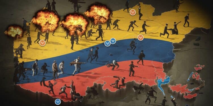 La Colombie Déclare la Guerre à l’ELN : 100 Morts en 5 Jours - Viral Mag La Colombie est plongée dans une spirale de violence avec plus de 100 morts en 5 jours liés aux affrontements entre guérillas et narcotrafiquants Découvrez les derniers développements de cette crise   Viral Mag
