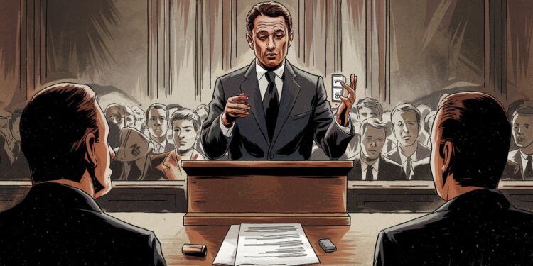 La Défense Cartésienne de Nicolas Sarkozy au Procès du Financement Libyen - Viral Mag Au procès du financement libyen présumé de sa campagne 2007 Nicolas Sarkozy déploie une défense logique pour réfuter les accusations   Viral Mag