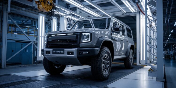 La Production Des 4×4 Grenadier D’Ineos Reprend à Hambach - Viral Mag Après une interruption de plusieurs mois lusine Ineos de Hambach relance la production de ses 4x4 Grenadier Découvrez les coulisses de cette reprise tant attendue   Viral Mag