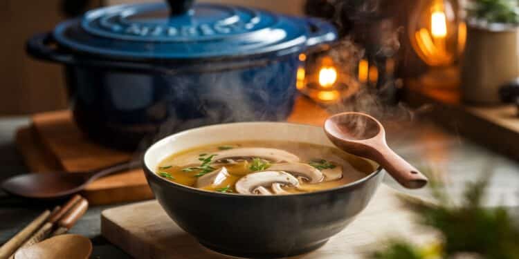 Découvrez la recette parfaite de soupe pour affronter lhiver selon le célèbre chef Bobby Flay Un bouillon savoureux et des ingrédients bénéfiques pour le système immunitaire   Viral Mag