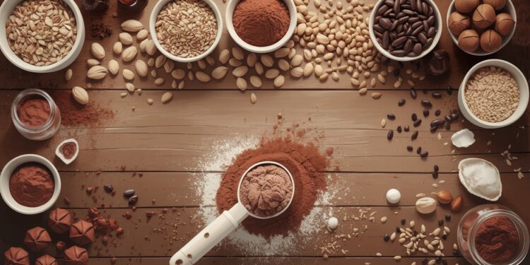 La Tendance de la Poudre Protéinée Maison Fait Fureur ! - Viral Mag Découvrez comment préparer facilement votre propre poudre protéinée maison avec seulement 4 ingrédients  Une recette saine et savoureuse qui fait le buzz   Viral Mag