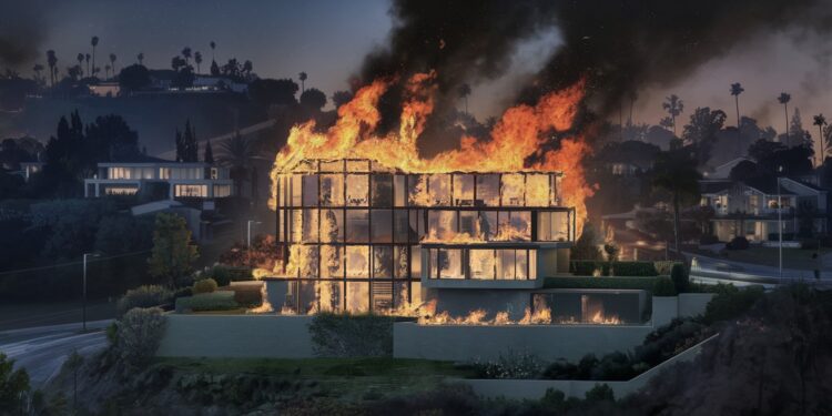 L’angoissante épreuve du feu pour la veuve de Johnny Hallyday - Viral Mag La maison de Laeticia Hallyday à Los Angeles ravagée par les flammes  un terrible drame pour la veuve dévastée de Johnny   Viral Mag