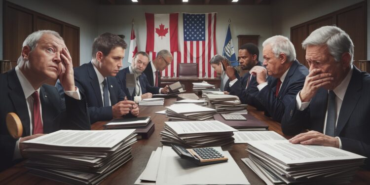 Le Canada prêt à riposter face aux menaces douanières américaines - Viral Mag Le Canada envisage dimposer une taxe Trump sur les produits américains si les États Unis augmentent les droits de douane déclenchant une guerre commerciale sans précédent   Viral Mag