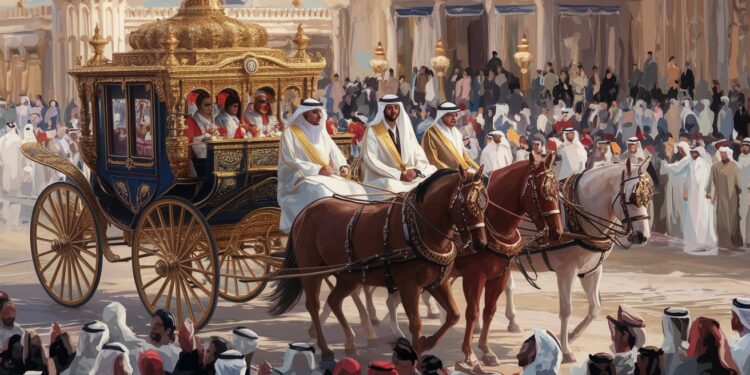 Le Mariage Royal du Prince Héritier du Koweït Fascine le Monde - Viral Mag Le Koweït célèbre en grande pompe le mariage du Prince Héritier Nawaf Al Ahmed Al Jaber Al Sabah Une cérémonie grandiose retransmise dans le monde entier   Viral Mag