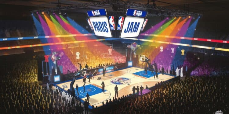 Le NBA Paris Jam mêle sport et célébrités pour une soirée mémorable à lAccor Arena Victor Wembanyama brille entre deux matchs des Pacers et Spurs   Viral Mag