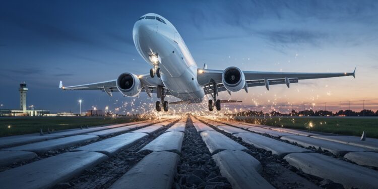 Le Pilote Inexpérimenté et la Piste Capricieuse : Le Cocktail Parfait Pour Un Atterrissage Mouvementé à Nantes - Viral Mag Atterrissage brutal dun Boeing 737 à Nantes  le copilote en formation et une piste complexe identifiés comme facteurs clés Les passagers choqués mais sains et saufs   Viral Mag