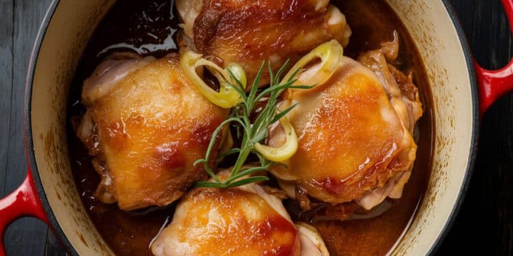 Le Poulet au Vinaigre : Un Délice Français Facile à Réaliser - Viral Mag Découvrez la recette savoureuse et réconfortante du Poulet au Vinaigre un classique de la cuisine française Apprenez ses secrets et étonnez vos convives Viral Mag