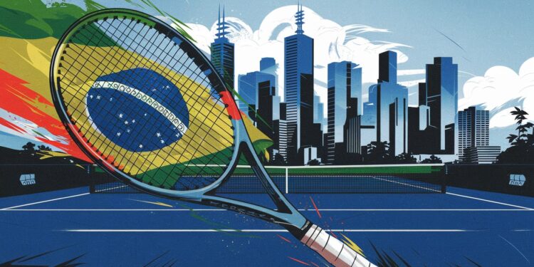 Le Prodige Brésilien João Fonseca Crée la Sensation à l’Open d’Australie - Viral Mag LOpen dAustralie a été le théâtre dun exploit retentissant  João Fonseca 18 ans élimine le 9ème mondial Rublev au 1er tour  Découvrez la nouvelle pépite du tennis brésilien ses ambitions et les coulisses de cette performance   Viral Mag