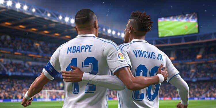 Le Real Madrid s’impose face au Celta Vigo en Coupe du Roi - Viral Mag Le Real Madrid se qualifie pour les quarts de finale de la Coupe du Roi grâce à une victoire convaincante contre le Celta Vigo Mbappé et Vinicius Jr ont brillé   Viral Mag