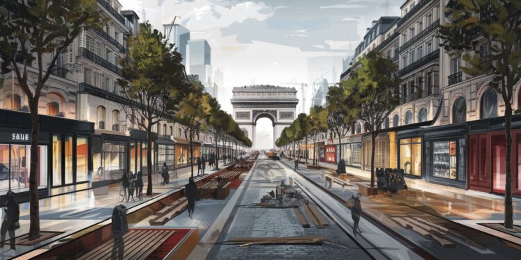 Découvrez comment les Champs Élysées lavenue la plus célèbre de Paris se réinvente pour attirer davantage les Parisiens Un nouveau visage se dessine avant les JO 2024   Viral Mag