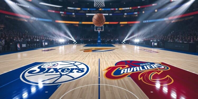 Les Philadelphia Sixers surprennent les Cleveland Cavaliers en NBA - Viral Mag Les Philadelphia Sixers ont signé une belle performance en battant les Cleveland Cavaliers 132 129 portés par Paul George Tyrese Maxey et Guerschon Yabusele   Viral Mag