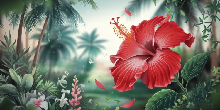 Découvrez les vertus surprenantes de lhibiscus cette fleur tropicale éclatante qui fera des merveilles dans votre jardin et pour votre bien être De la régulation de la tension à la stimulation du transit ses bienfaits vous étonneront    Viral Mag