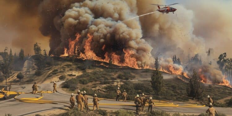 Los Angeles est en proie à de violents incendies poussant des milliers dhabitants à évacuer Une situation alarmante qui rappelle la vulnérabilité de la ville face aux feux   Viral Mag