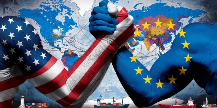 L’UE Prête à Riposter Face aux Menaces de Droits de Douane de Trump - Viral Mag La Commission européenne avertit quelle défendra fermement les intérêts économiques de lUE si les États Unis imposent de nouveaux droits de douane Découvrez comment lEurope se prépare à une éventuelle guerre commerciale Viral Mag