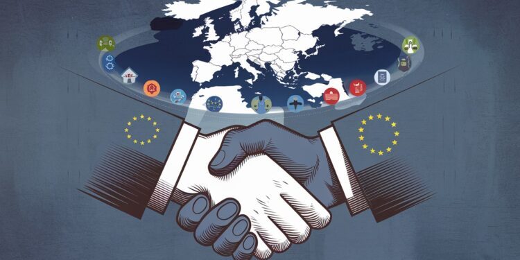 L’UE Tend la Main à la Chine et Adopte une Approche Pragmatique avec les USA - Viral Mag LUE cherche à renforcer ses liens avec la Chine dans un esprit de réciprocité tout en dialoguant de façon pragmatique avec la nouvelle administration américaine Découvrez les enjeux géostratégiques auxquels fait face lEurope   Viral Mag